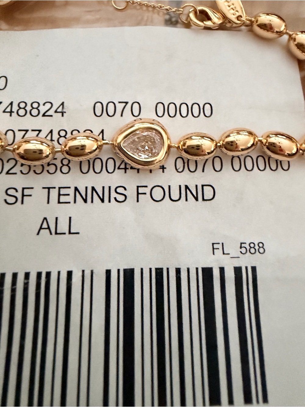 Anthropologie gold braclet - Picture 5 of 7